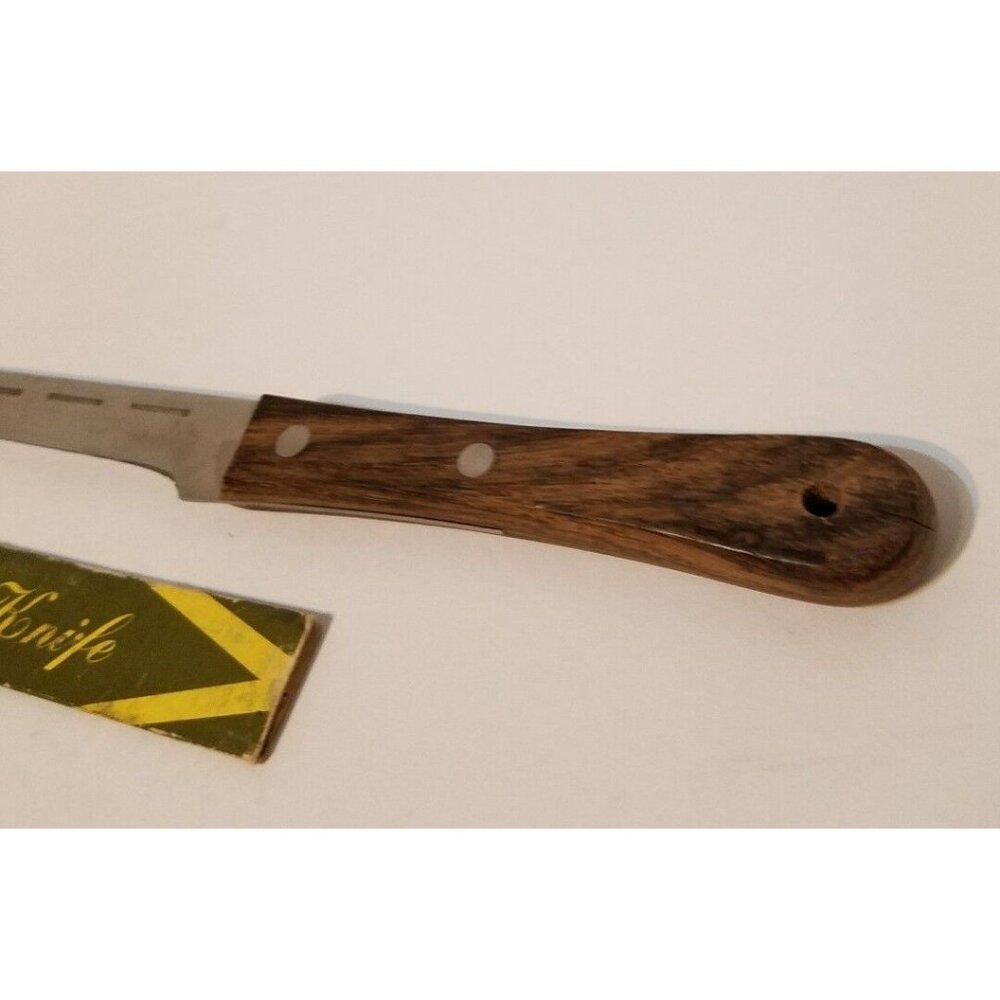 Vernco Stainless Fillet Boning Knife Rosewood Wood Handle 10" Long - Picture 2 of 6